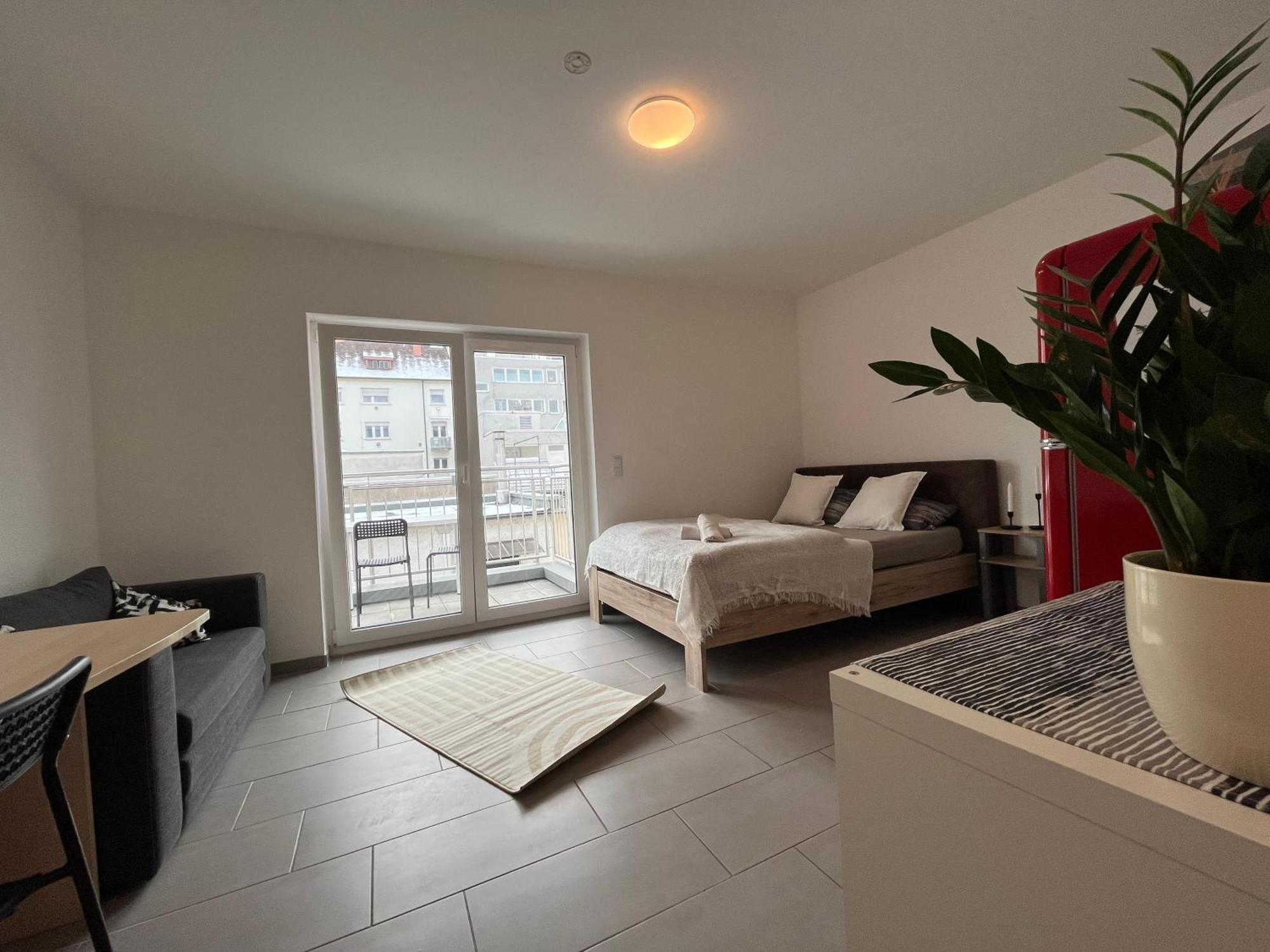 Simplex Apartments Am Europaplatz คาร์ลสรูเฮอ ห้อง รูปภาพ